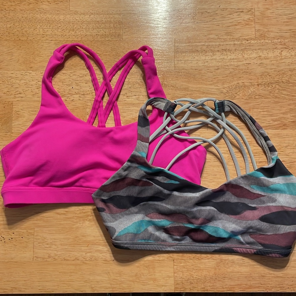 Bundle pack of size 6 Lululemon sports bras